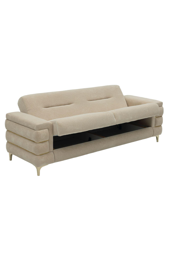 Nergis 3+3+1 Sofa-Set mit Bettfunktion