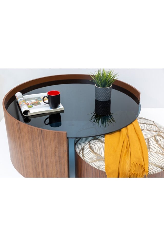 Moonlight Couchtisch mit Puff