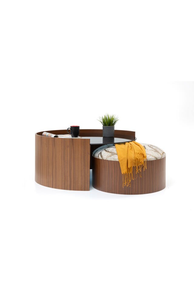 Moonlight Couchtisch mit Puff