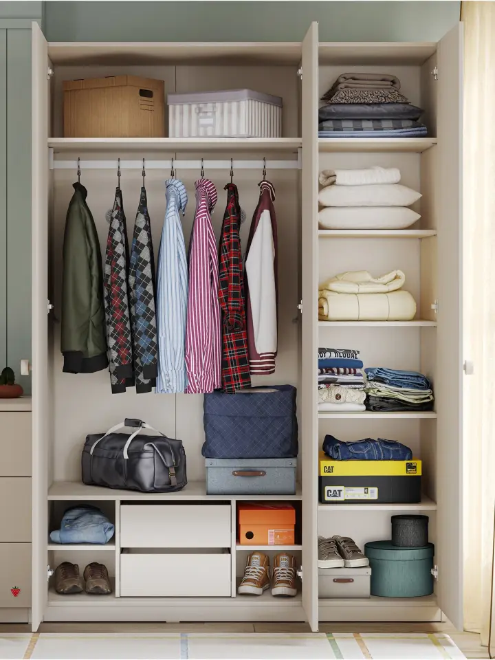 Cilek Varia Beige 3-türiger Kleiderschrank