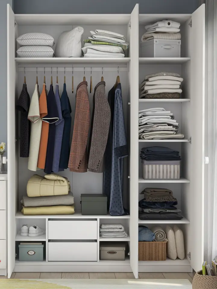 Cilek Varia Weiß 3-türiger Kleiderschrank