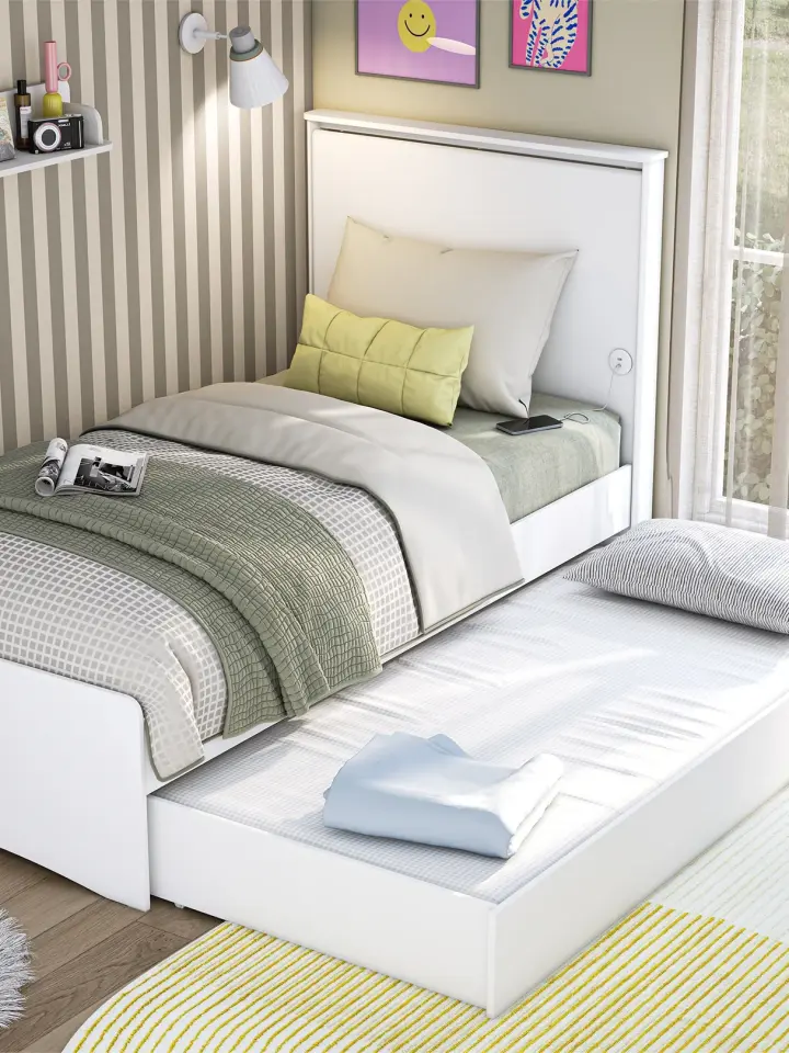 Cilek Varia Weiß Bett 100x200 cm ohne Matratze