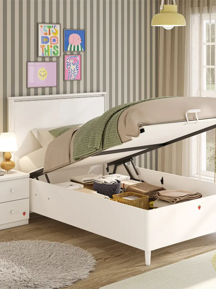 Cilek Varia Weiß Bett 100x200 cm ohne Matratze