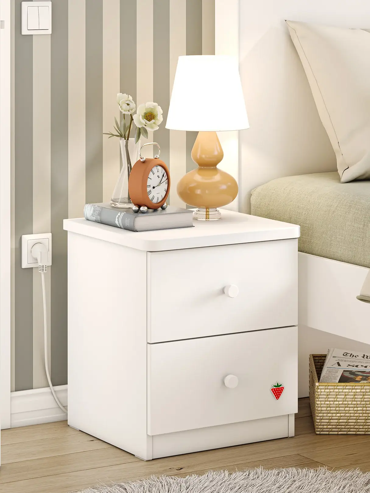 Cilek Varia White Nightstand