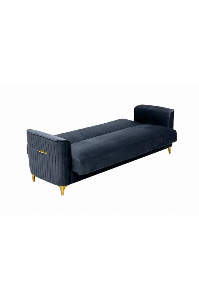 Zebra 3+3+1 Sofaset mit Bettfunktion in Anthrazit