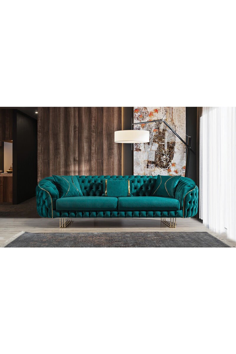 Cava 3+3+1 Sofaset 2 Sitzer