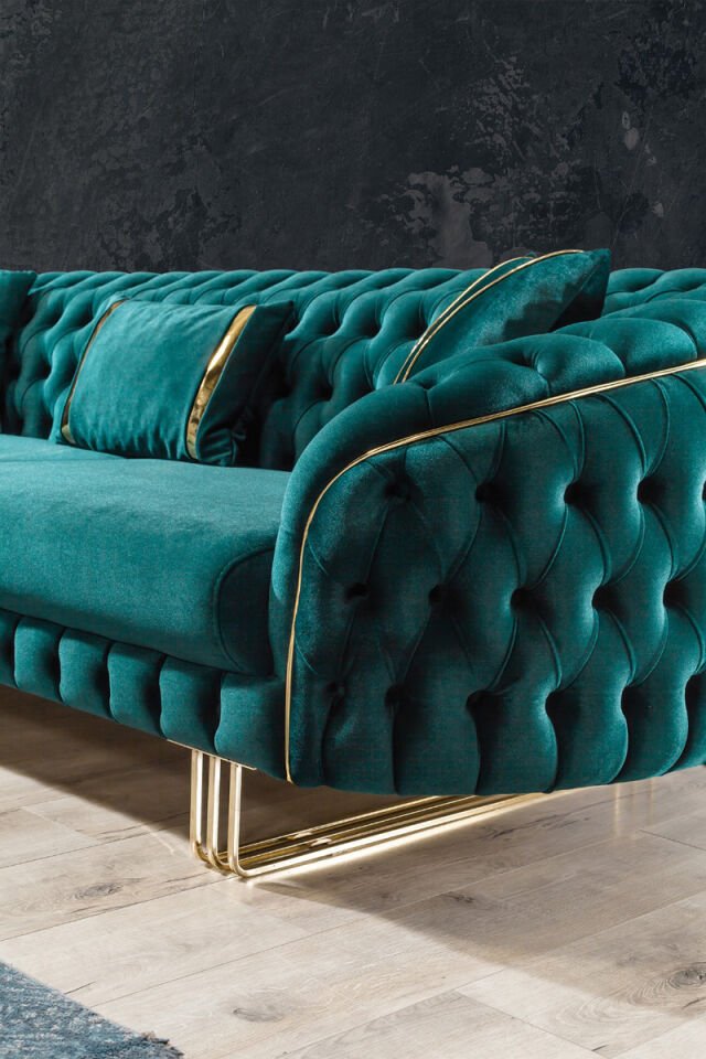 Cava 3+3+1 Sofaset 2 Sitzer