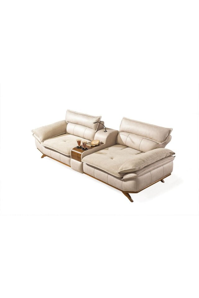 Paris 3+3+1 Sofaset Mit Mittelkonsole
