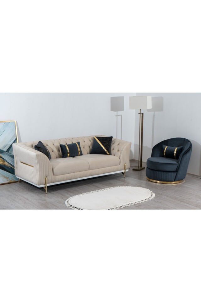 Eliza 3+3+1 Sofaset