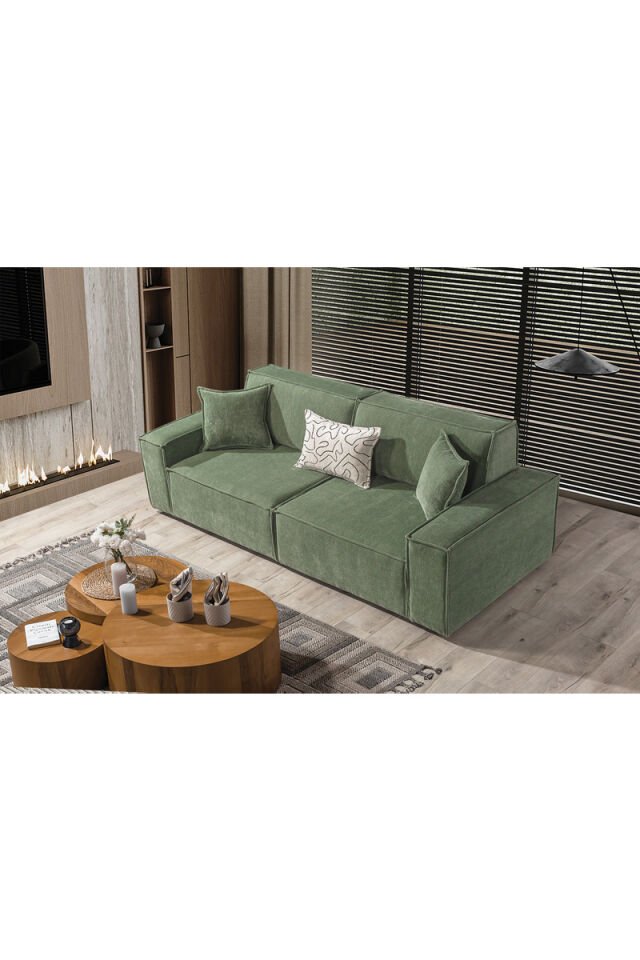 Puffy Sofa-Set 3-Sitzer