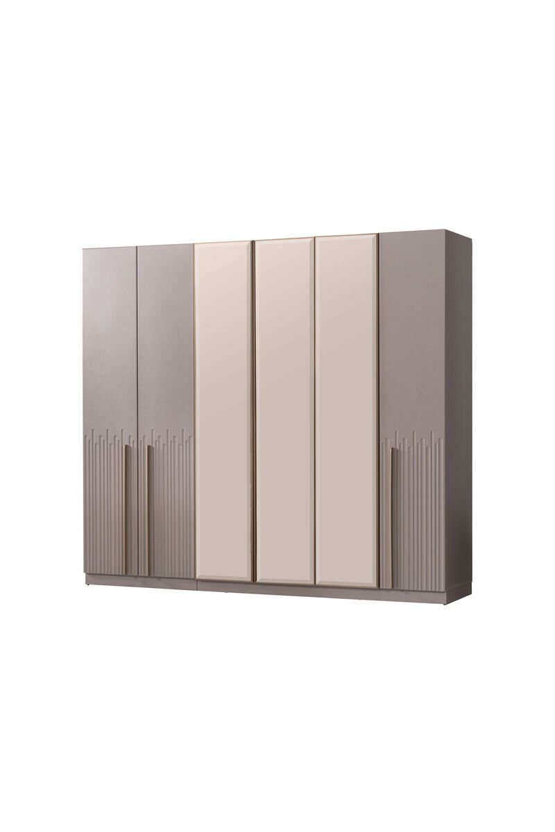 Madrid Schlafzimmer-Set 6-türiger Kleiderschrank