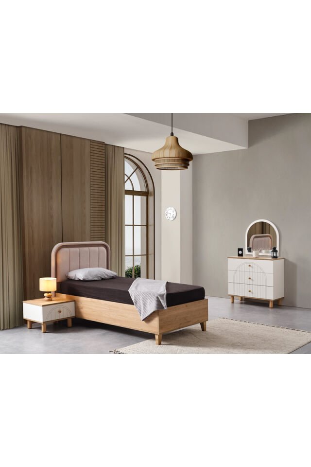 Side Jugendbett 100x200 cm mit Stauraum ohne Matratze