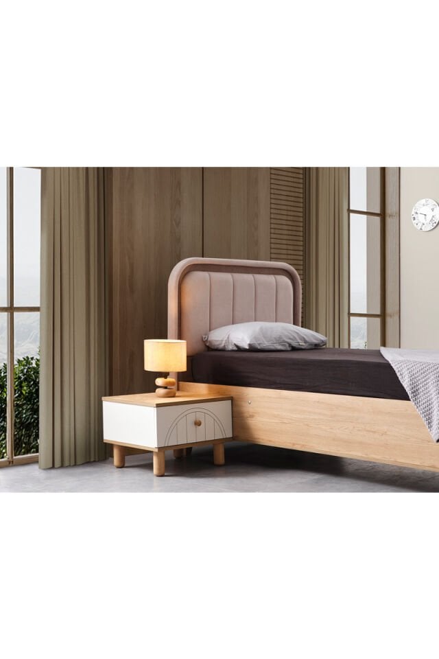 Side Jugendbett 100x200 cm mit Stauraum ohne Matratze