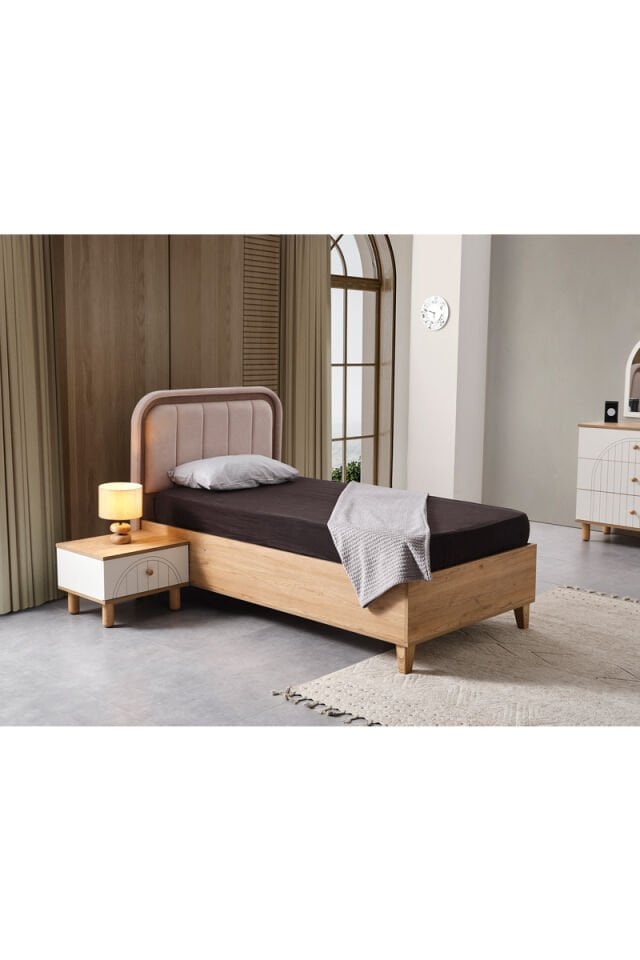 Side Jugendbett 100x200 cm mit Stauraum ohne Matratze