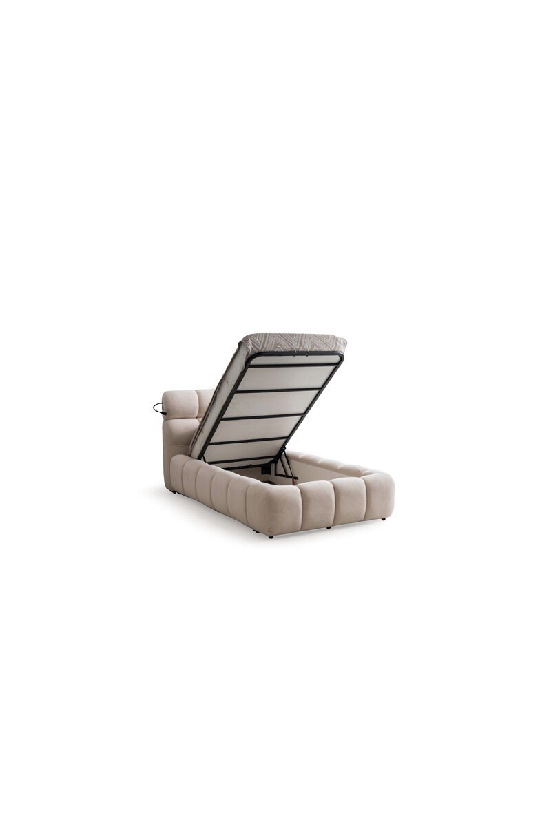Smarter Jugendbett 100x200 cm mit Stauraum ohne Matratze