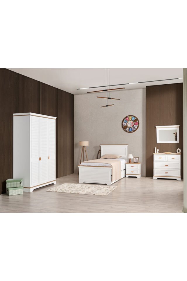Lofter 3-türiger Kleiderschrank