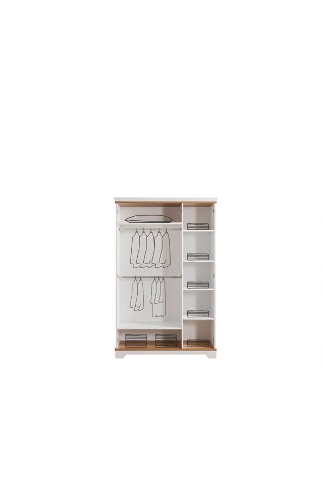 Lofter 3-türiger Kleiderschrank