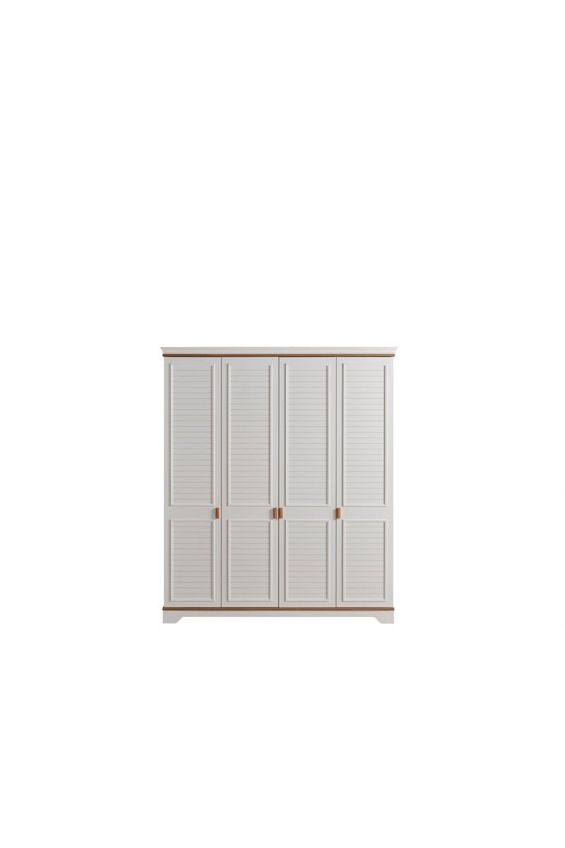 Lofter 4-türiger Kleiderschrank