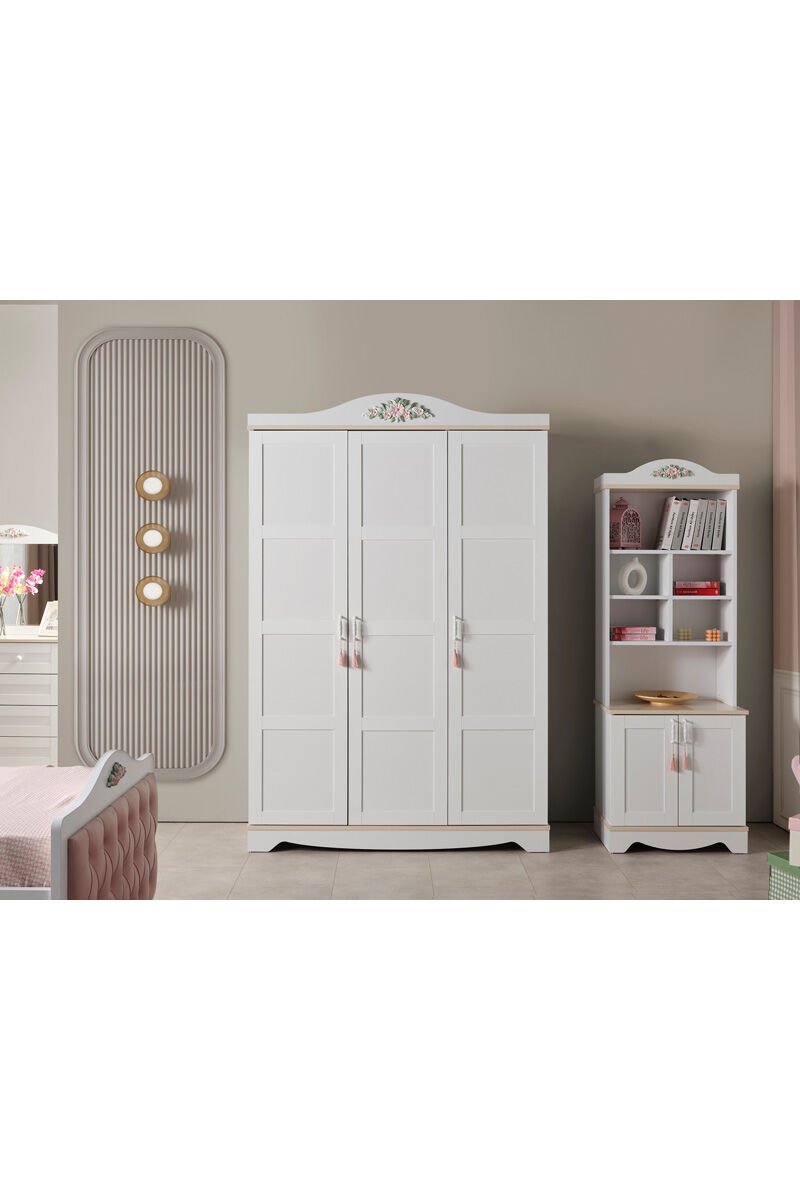 Sahra 3-türiger Kleiderschrank