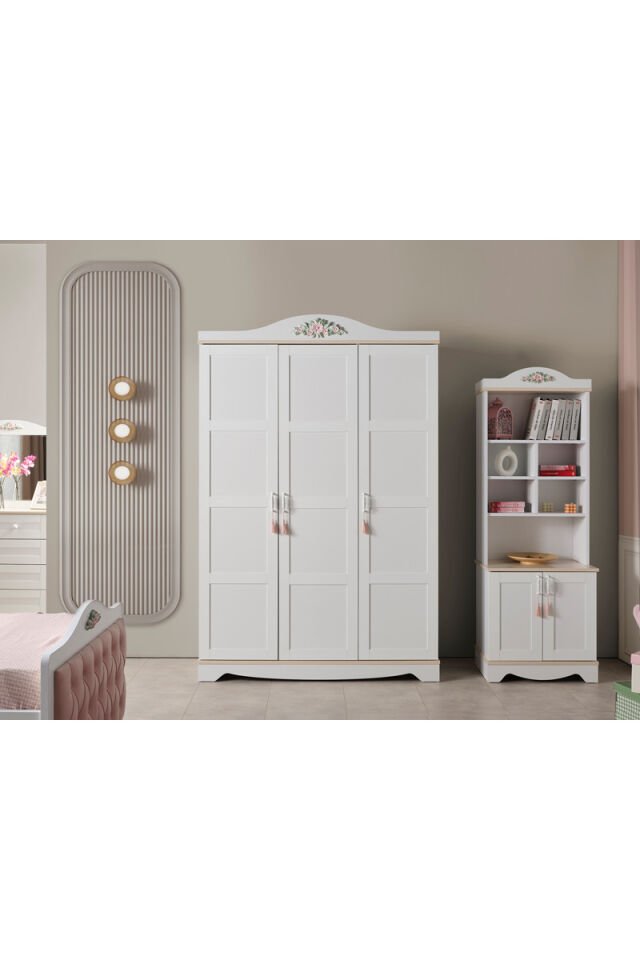 Sahra 3-türiger Kleiderschrank