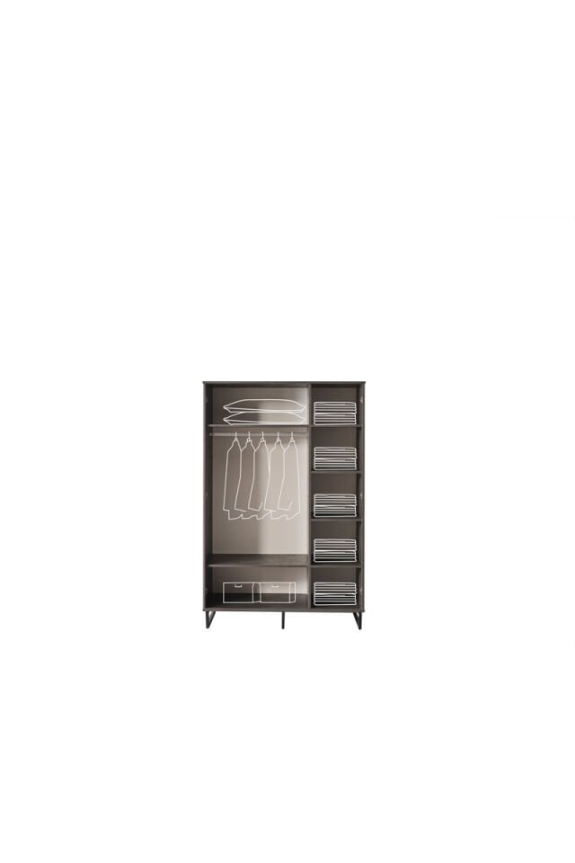 Storm 3-türiger Kleiderschrank