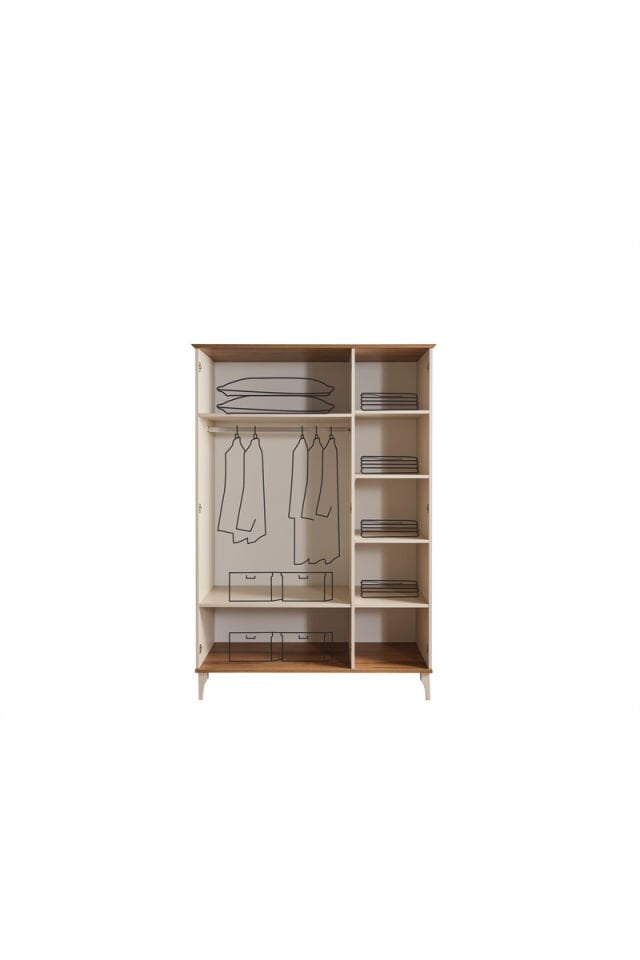 Vizyon 3-türiger Kleiderschrank