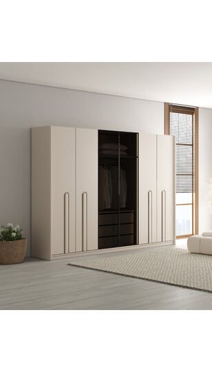Alyans 6-türiger Kleiderschrank