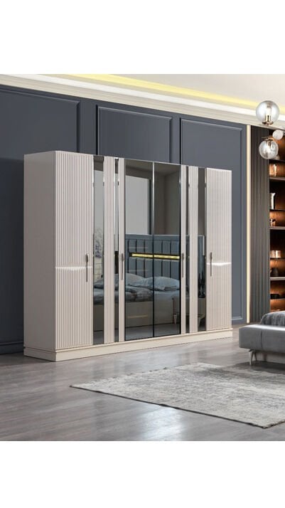 Trend 6-türiger Kleiderschrank
