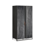 Cilek Dark Metal Kleiderschrank 2-türig