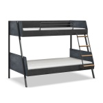 Dark Metal Etagenbett 90×200+120×200 cm