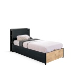 Cilek Black Base-Stauraumbett 100×200 cm