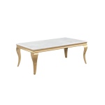 Milano Couchtisch Gold